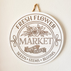Fresh Flower Market Wall...