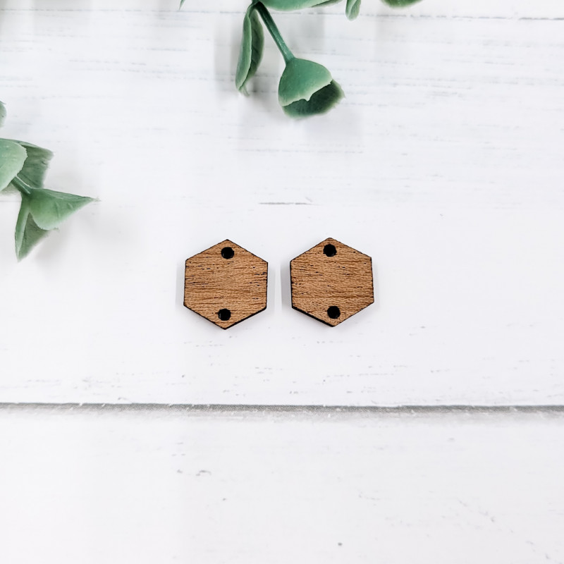 Wooden Blanks - Hexagon