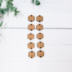 Wooden Blanks - Hexagon