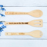 Personalized Bamboo Kitchen Utensils