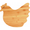 Personalized Bamboo Hen Cutting Board