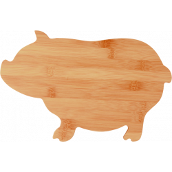 Personalized Bamboo Pig Cutting Board