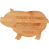 Personalized Bamboo Pig Cutting Board