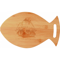 Personalized Bamboo Fish Cutting Board