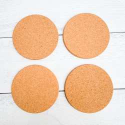 Custom Engraved Cork Coasters