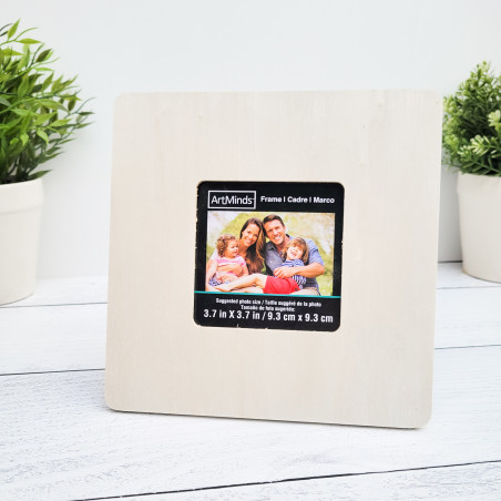 Personalized Square Wood Picture Frame